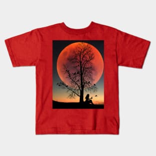 full moon Kids T-Shirt